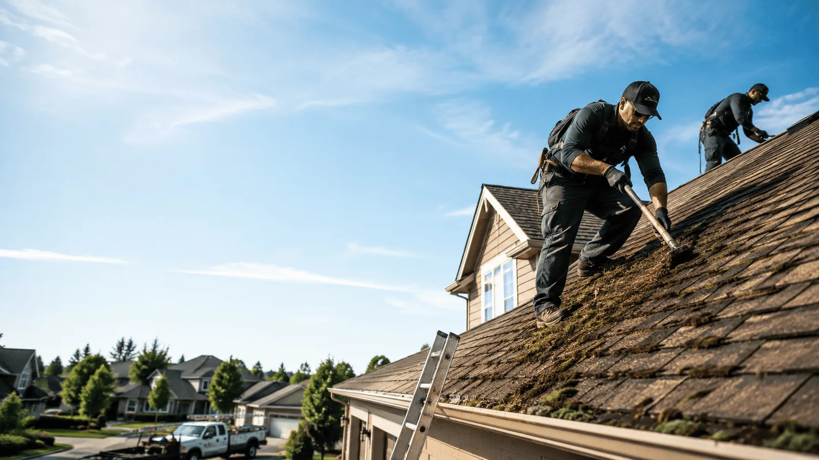 Roof Moss Removal in Sterling, MA near me